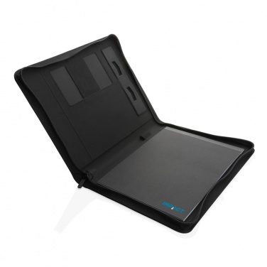 Logotrade promotional merchandise image of: Impact Aware™ deluxe 300D tech portfolio with zipper