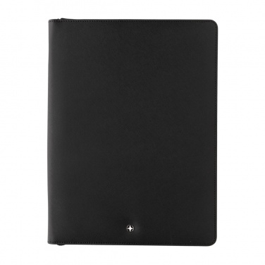 Logotrade promotional gift picture of: Swiss Peak Heritage RCS rPU A4 portfolio with zipper