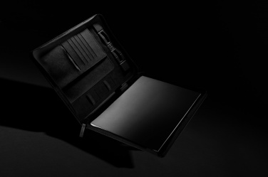 Logotrade corporate gift image of: Swiss Peak Heritage RCS rPU A4 portfolio with zipper