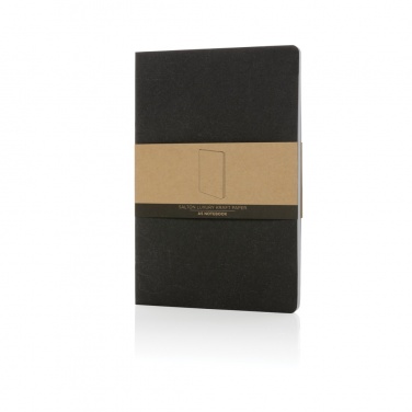 Logo trade promotional gifts image of: Salton A5 GRS certified recycled paper notebook