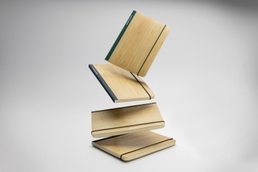 Logo trade advertising products image of: Scribe bamboo A5 Notebook