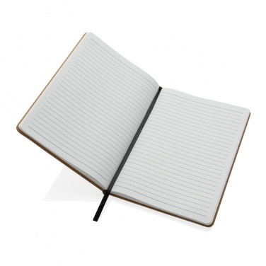 Logo trade promotional item photo of: Stoneleaf A5 cork and stonepaper notebook