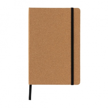Logo trade promotional product photo of: Stoneleaf A5 cork and stonepaper notebook