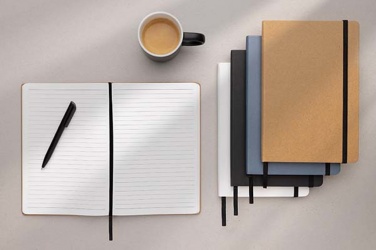 Logotrade promotional products photo of: Craftstone A5 recycled kraft and stonepaper notebook