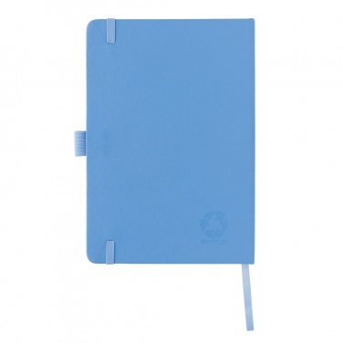 Logotrade promotional item picture of: Sam A5 RCS certified bonded leather classic notebook
