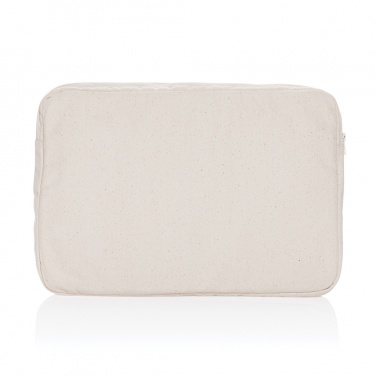 Logo trade business gift photo of: Laluka AWARE™ recycled cotton 15.6 inch laptop sleeve