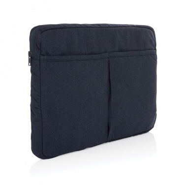 Logo trade promotional gifts picture of: Laluka AWARE™ recycled cotton 15.6 inch laptop sleeve