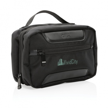 Logo trade advertising products picture of: Swiss Peak AWARE™ RPET Voyager toiletry bag