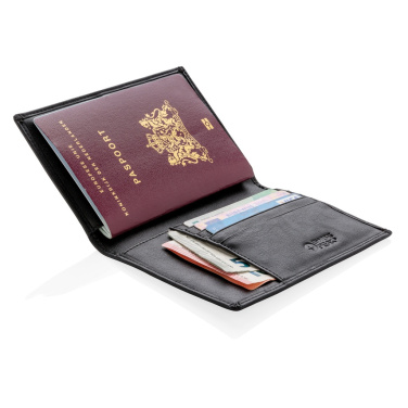 Logo trade corporate gifts picture of: RFID anti-skimming passport holder