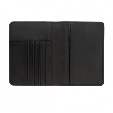 Logo trade promotional merchandise image of: Swiss Peak GRS recycled PU travel gift set