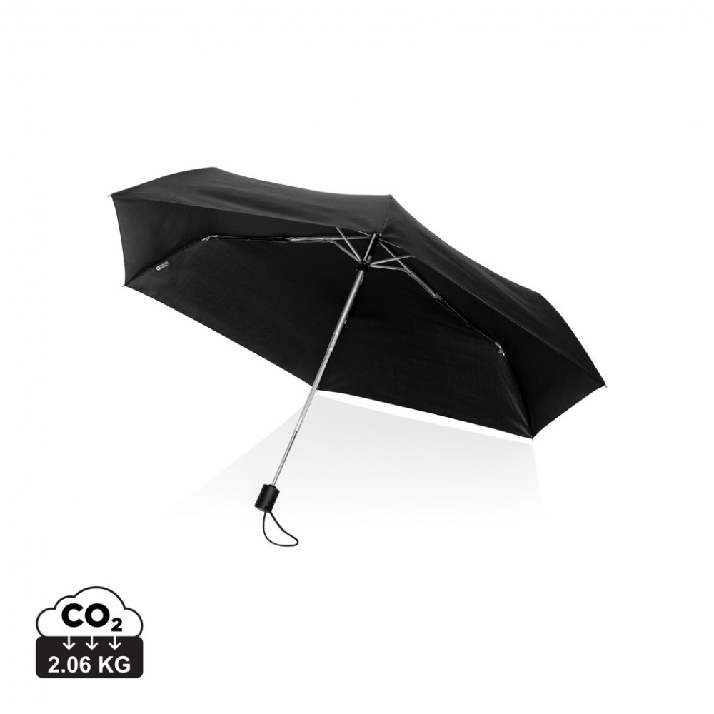 Logo trade business gifts image of: SP Aware™ RPET Ultra-light full auto 20.5”umbrella