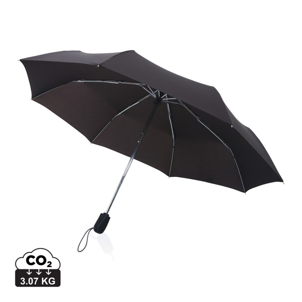 Logotrade promotional merchandise picture of: Swiss Peak AWARE™ Traveller 21” automatic umbrella