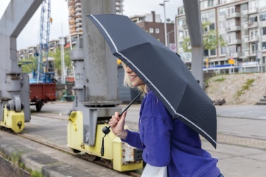 Logotrade promotional giveaway picture of: 20.5"Impact AWARE™ RPET 190T pongee mini reflective umbrella