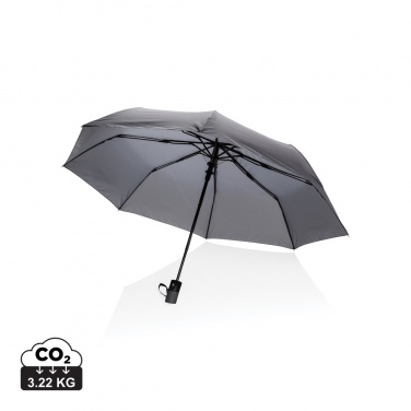 Logo trade promotional products picture of: 21" Impact AWARE™ RPET 190T mini auto open umbrella