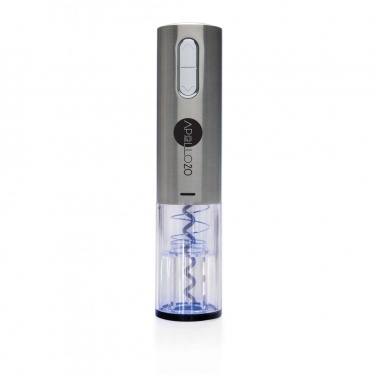 Logo trade promotional items image of: Electric wine opener - USB rechargeable