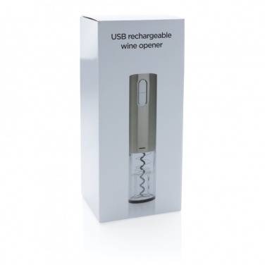 Logotrade promotional item image of: Electric wine opener - USB rechargeable