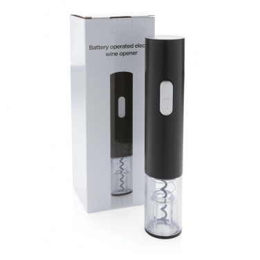 Logo trade promotional gift photo of: Electric wine opener - battery operated
