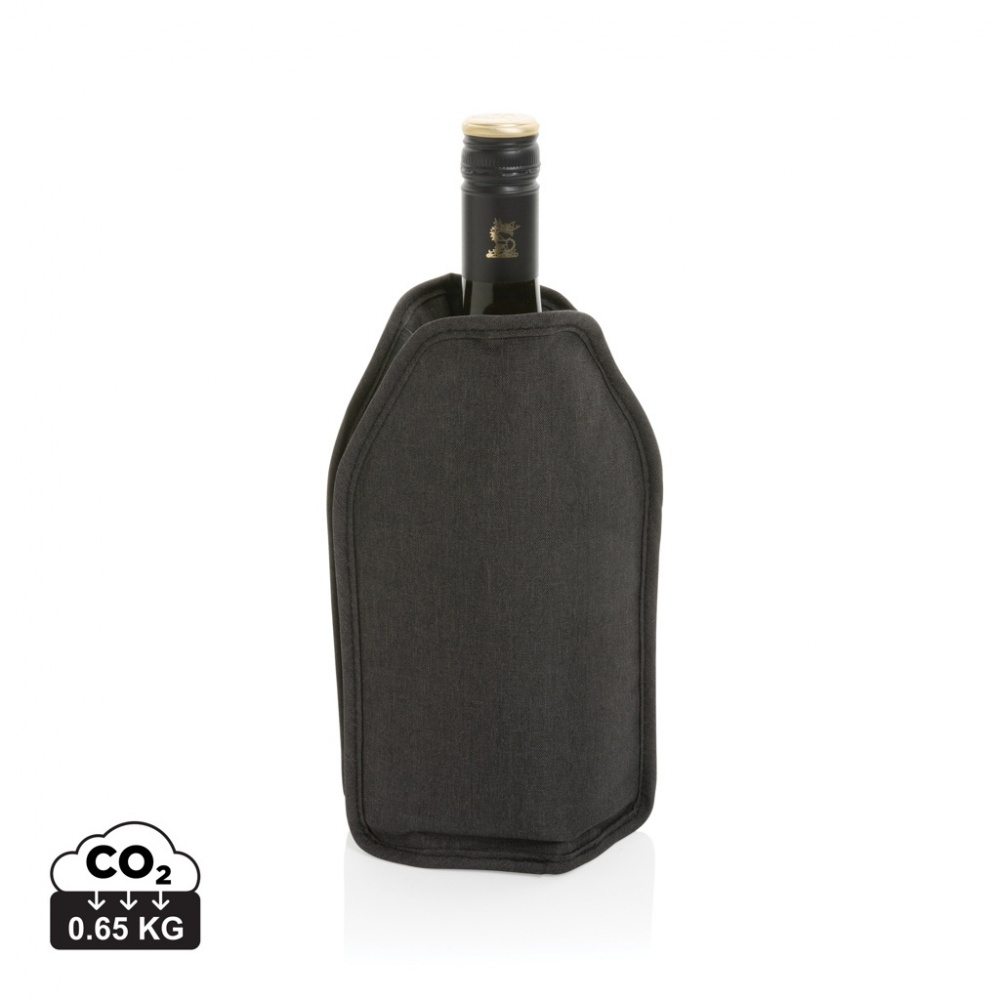 Logo trade corporate gifts image of: Vino AWARE™ RPET wine cooler sleeve