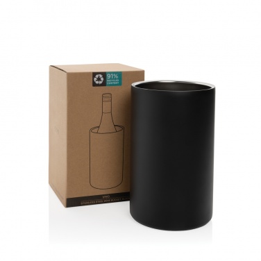 Logo trade promotional gifts picture of: Vino RCS certified recycled stainless steel wine bucket