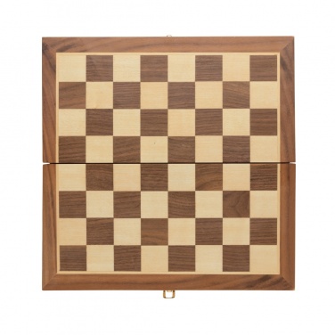 Logotrade business gifts photo of: Luxury wooden foldable chess set