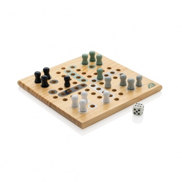 Logo trade promotional items picture of: Claire wooden Ludo game