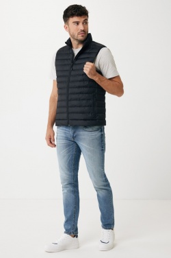 Logo trade promotional merchandise picture of: Iqoniq Meru men recycled polyester bodywarmer