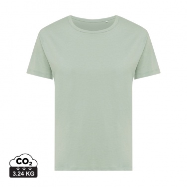 Logo trade promotional gifts image of: Iqoniq Yala women lightweight recycled cotton t-shirt