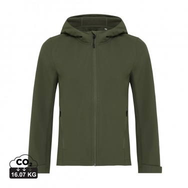 Logo trade corporate gift photo of: Iqoniq Makalu women recycled polyester soft shell jacket
