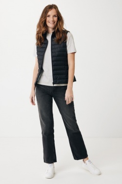 Logo trade promotional gift photo of: Iqoniq Meru women recycled polyester bodywarmer