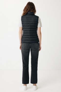 Logo trade promotional giveaways image of: Iqoniq Meru women recycled polyester bodywarmer
