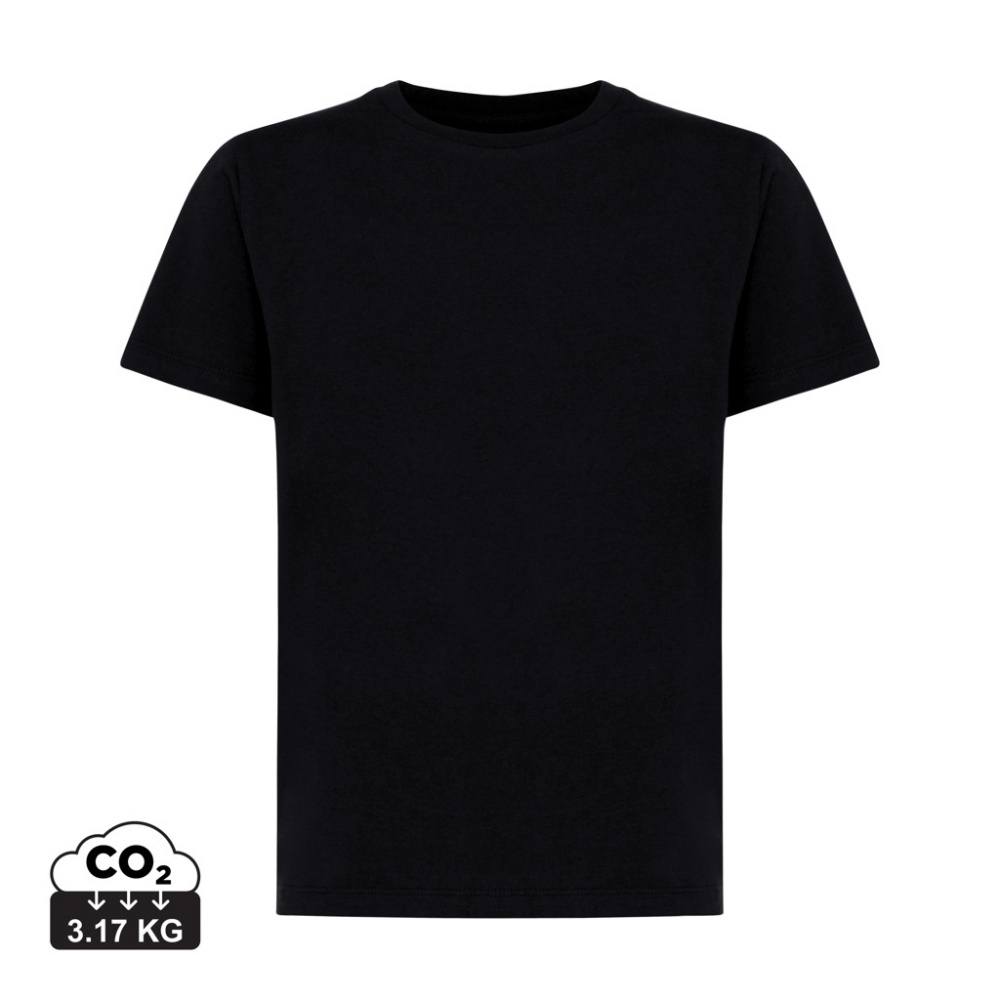 Logo trade promotional products image of: Iqoniq Koli kids lightweight recycled cotton t-shirt