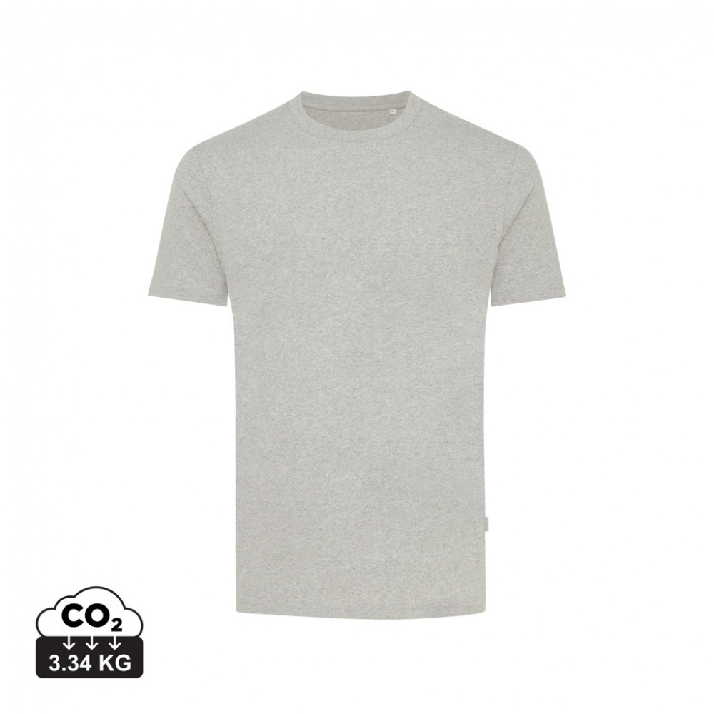 Logo trade promotional merchandise picture of: Iqoniq Manuel recycled cotton t-shirt undyed