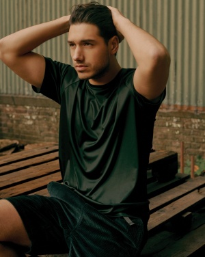 Logotrade promotional merchandise picture of: Iqoniq Tikal recycled polyester quick dry sport t-shirt