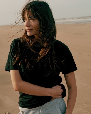 Logo trade promotional products image of: Iqoniq Sierra lightweight recycled cotton t-shirt
