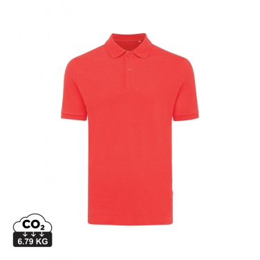 Logo trade business gifts image of: Iqoniq Yosemite recycled cotton pique polo