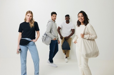 Logo trade business gifts image of: Iqoniq Denali recycled cotton crew neck undyed