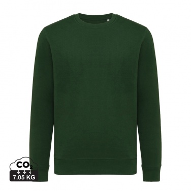 Logo trade promotional giveaway photo of: Iqoniq Etosha lightweight recycled cotton crew neck
