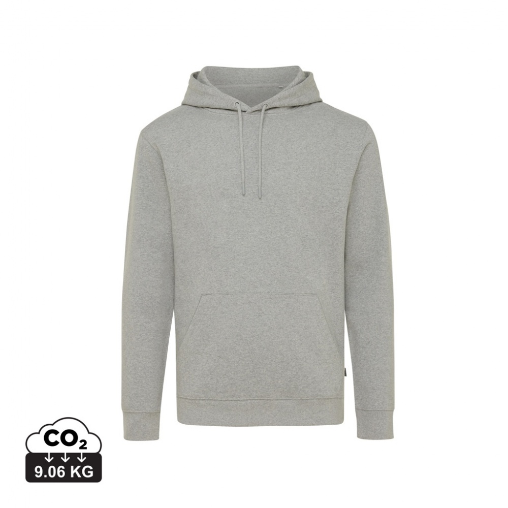 Logo trade advertising products image of: Iqoniq Torres recycled cotton hoodie undyed