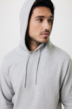 Logo trade promotional giveaway photo of: Iqoniq Torres recycled cotton hoodie undyed