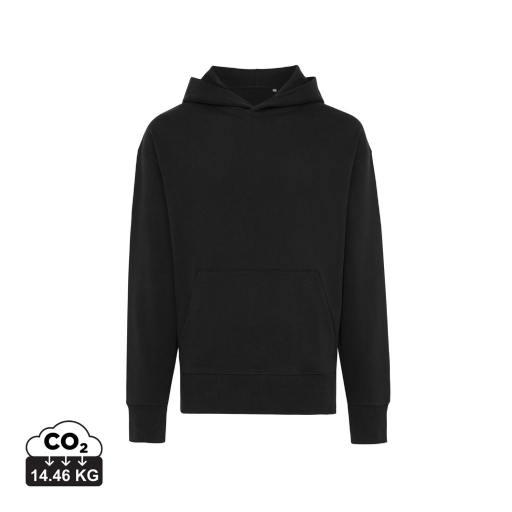 Logo trade promotional products picture of: Iqoniq Yoho recycled cotton relaxed hoodie