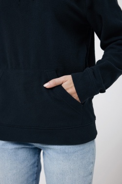 Logotrade advertising products photo of: Iqoniq Trivor recycled polyester microfleece hoodie