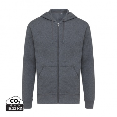 Logotrade promotional gift image of: Iqoniq Abisko recycled cotton zip through hoodie