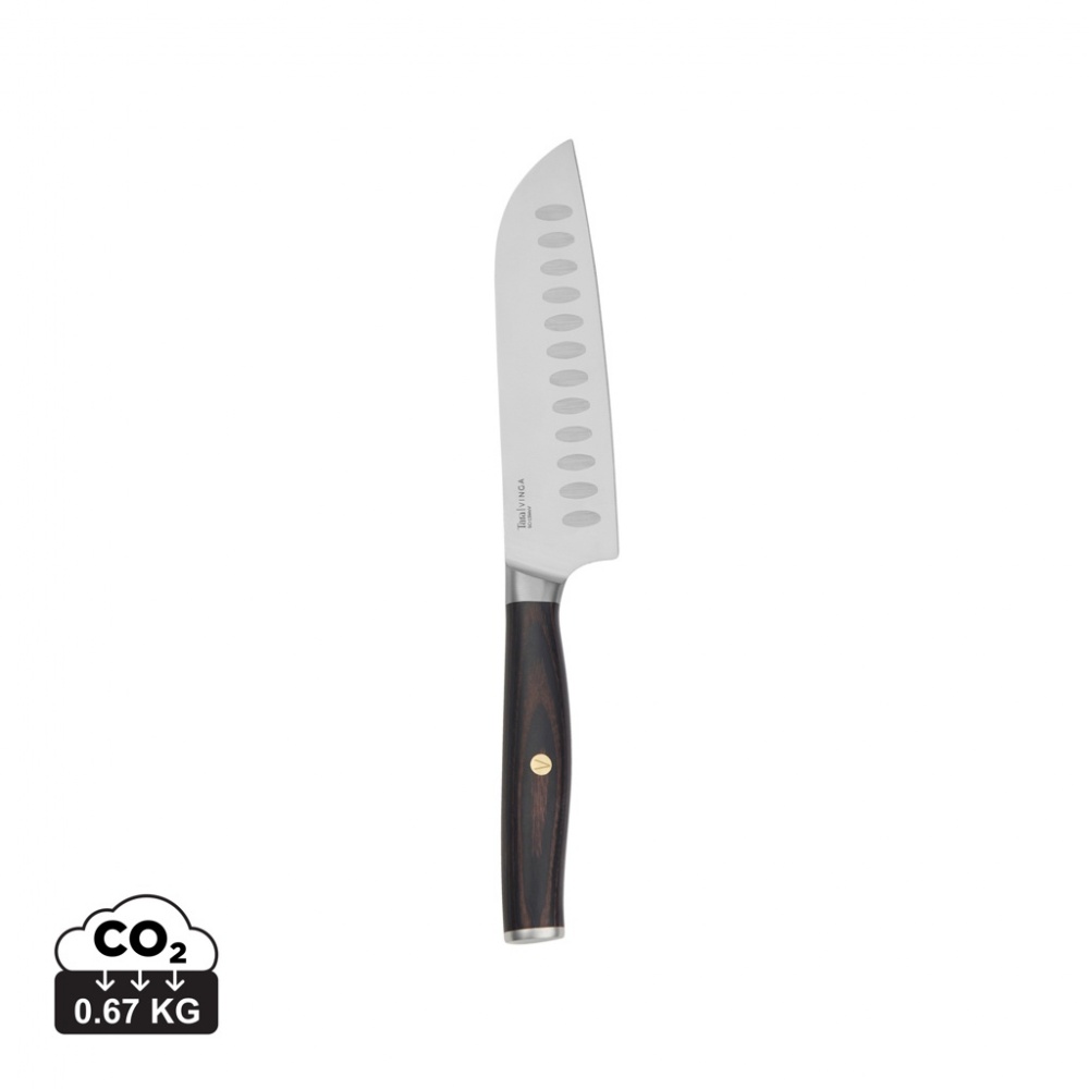 Logo trade advertising products image of: VINGA Tara RCS recycled steel santoku knife