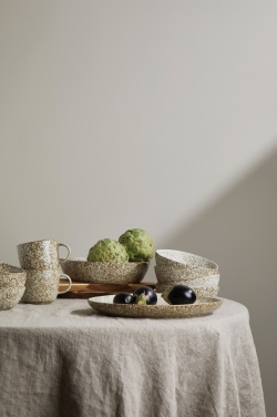 Logo trade advertising products image of: VINGA Nuvem stoneware serving plate