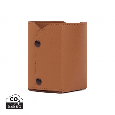 Logo trade promotional product photo of: VINGA Timo PU RCS RPET pen holder