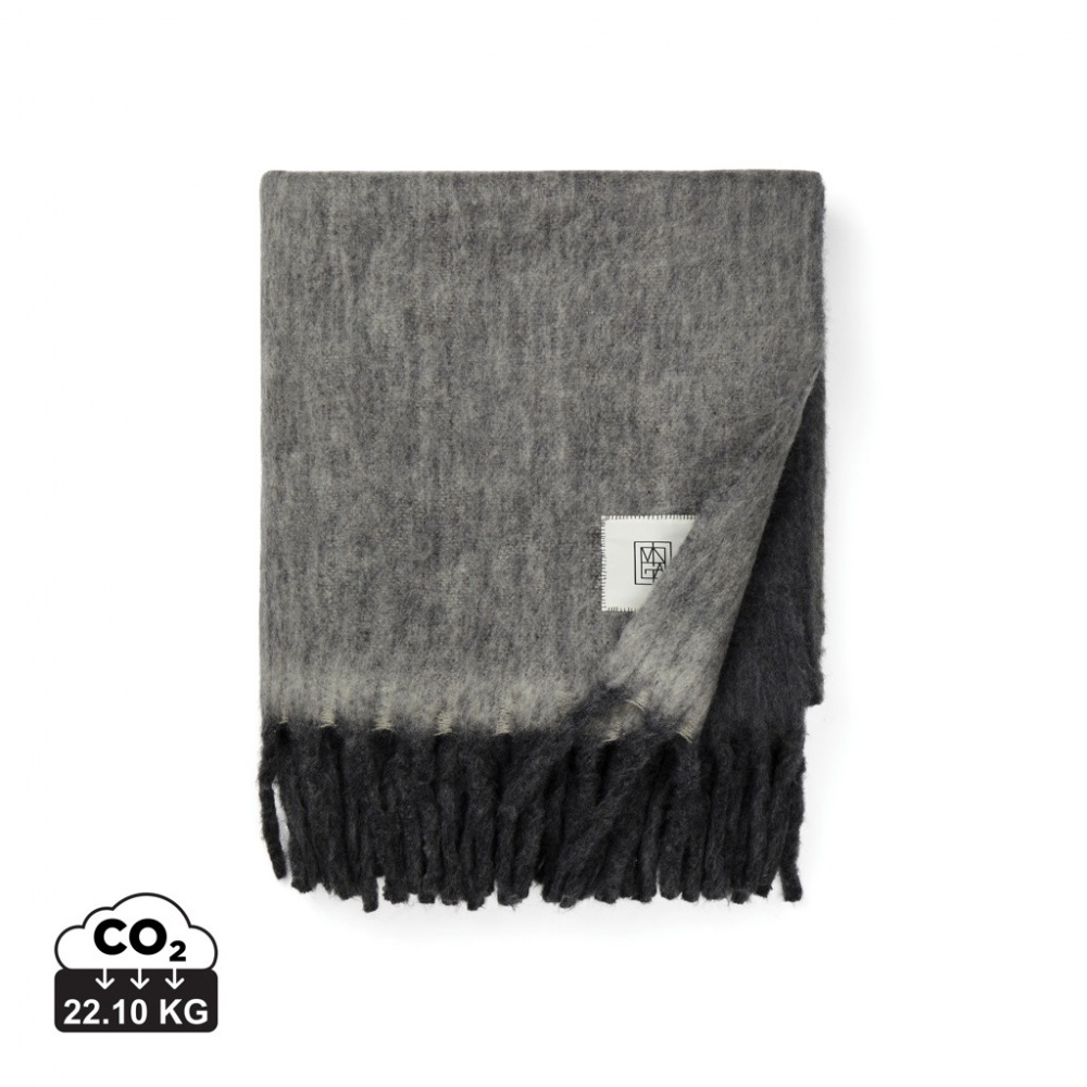 Logotrade promotional product image of: Vinga Saletto wool blend blanket