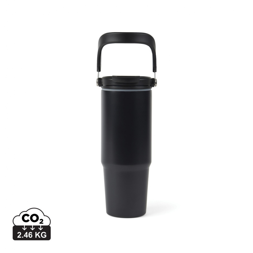 Logotrade corporate gift picture of: VINGA Eos trek RCS recycled SS 880 ML thermos bottle
