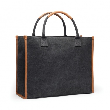 Logo trade promotional merchandise picture of: VINGA Bosler RCS recycled canvas office tote