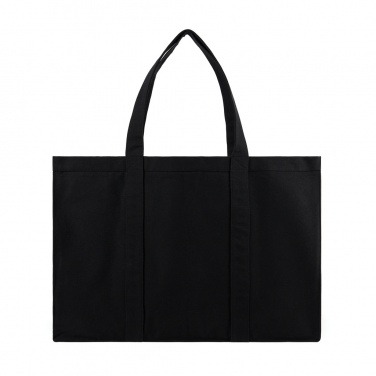 Logo trade promotional merchandise photo of: VINGA Hilo AWARE™ recycled canvas maxi tote bag