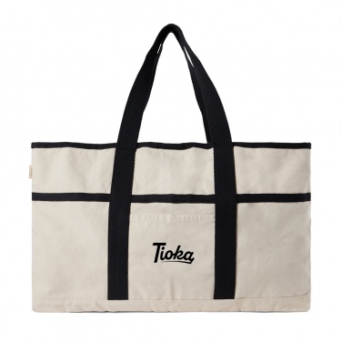 Logo trade business gift photo of: VINGA Volonne AWARE™ recycled canvas beach bag